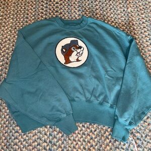 Buc-ee’s Cropped Batwing Sweatshirt sz M